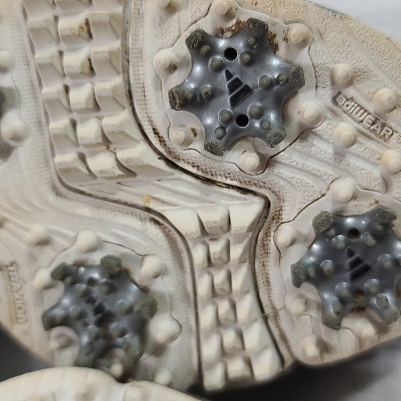 Adidas Traxion 360 Mens Golf Sneakers Shoes Black White Sz 6 EUC - Picture 10 of 11